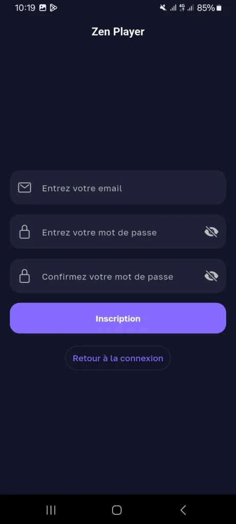entrer une adresse e-mail