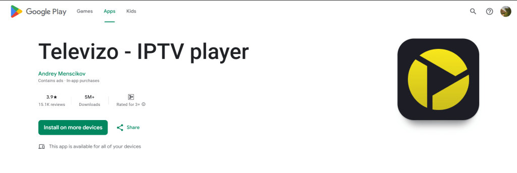 Televizo - IPTV Player