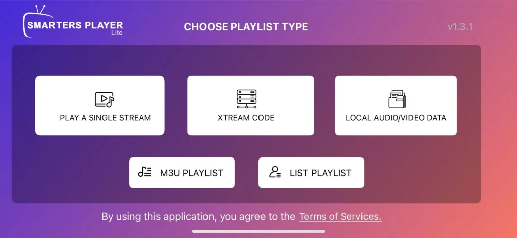 Choisir Xtream Codes ou M3U