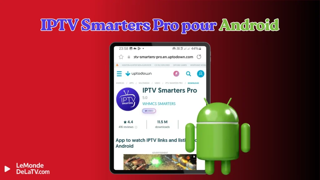 IPTV Smarters Pro pour Android