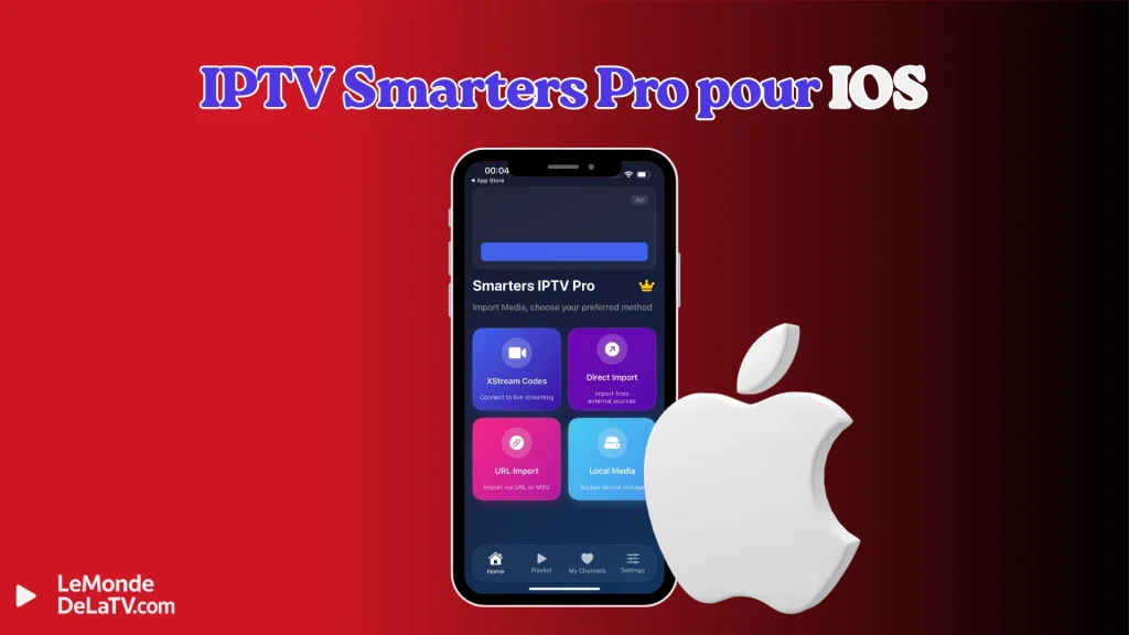 ajouter la liste via lien M3U