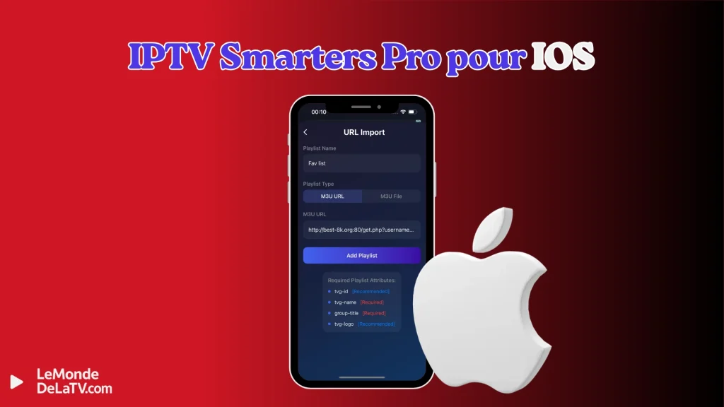 nom de la liste et lien de fournisseur