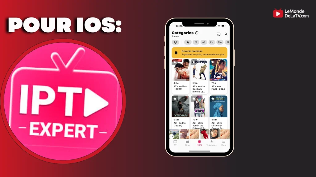 iptv chaînes pour iOS 