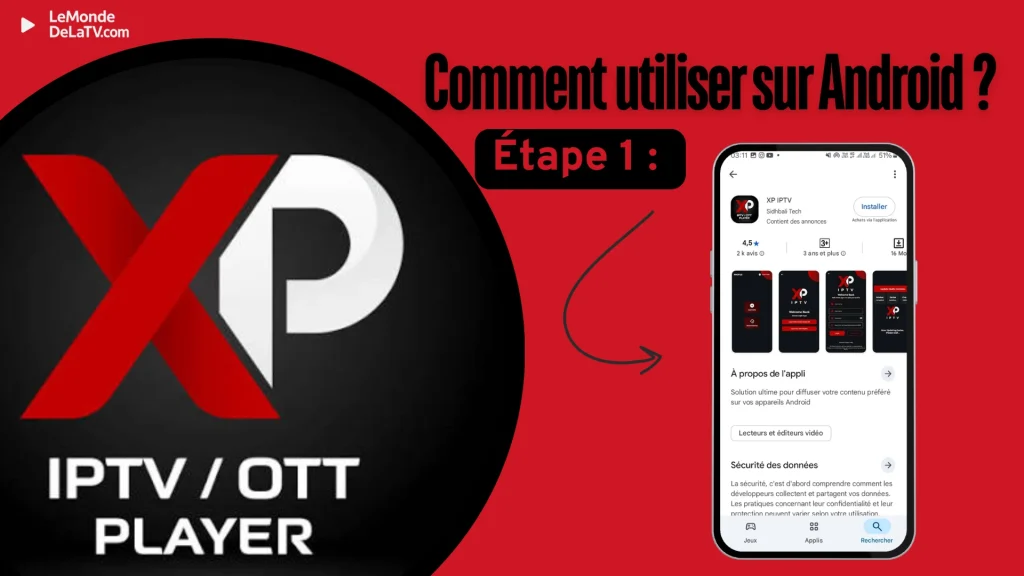 XP IPTV pour Android