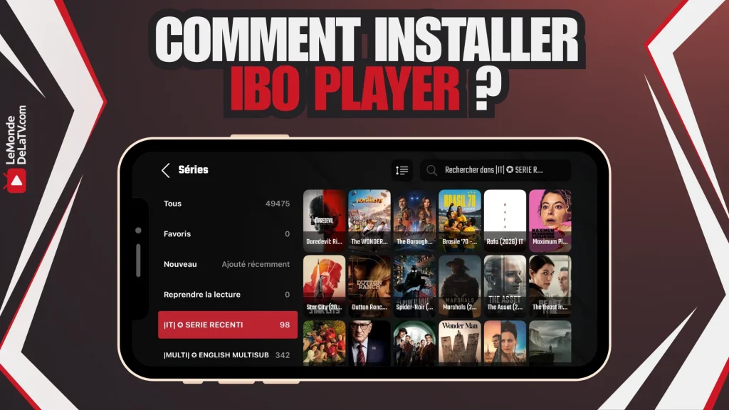 Contenu iptv sur iOS