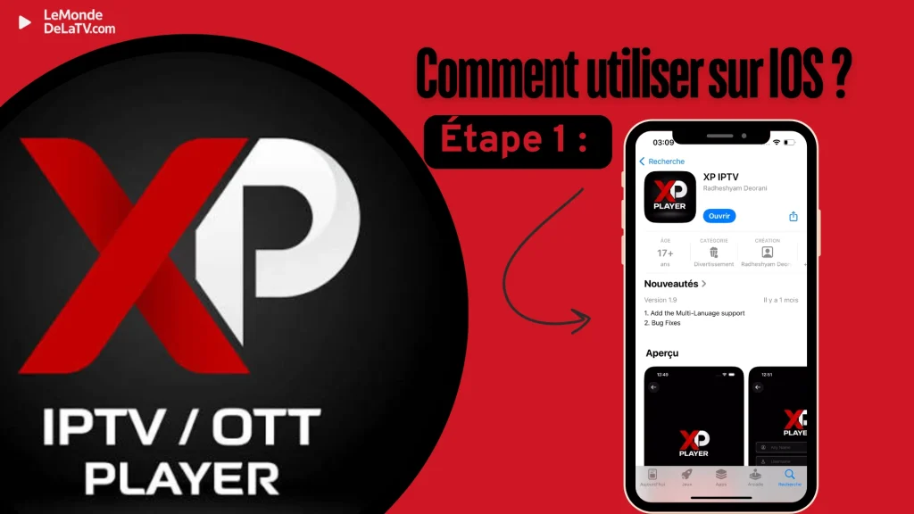 XP IPTV pour iOS