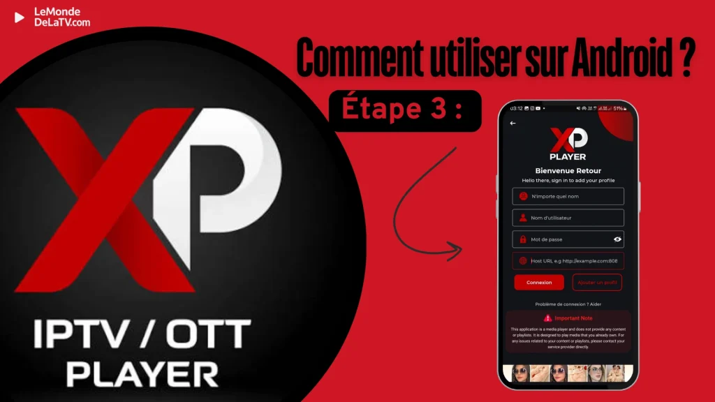 Informations de fournisseur iptv