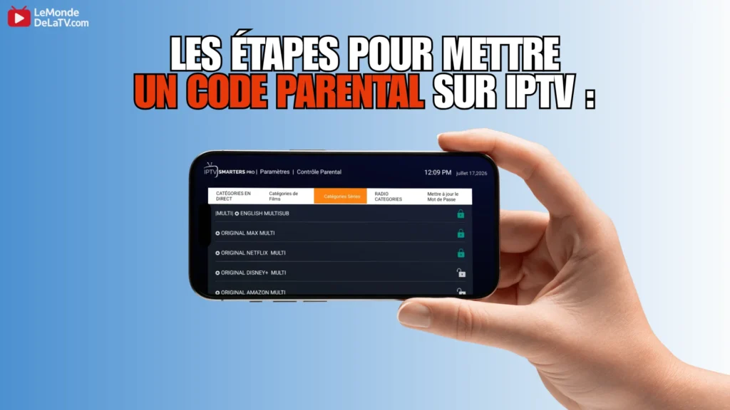 Bloquer de contenus sur application iptv